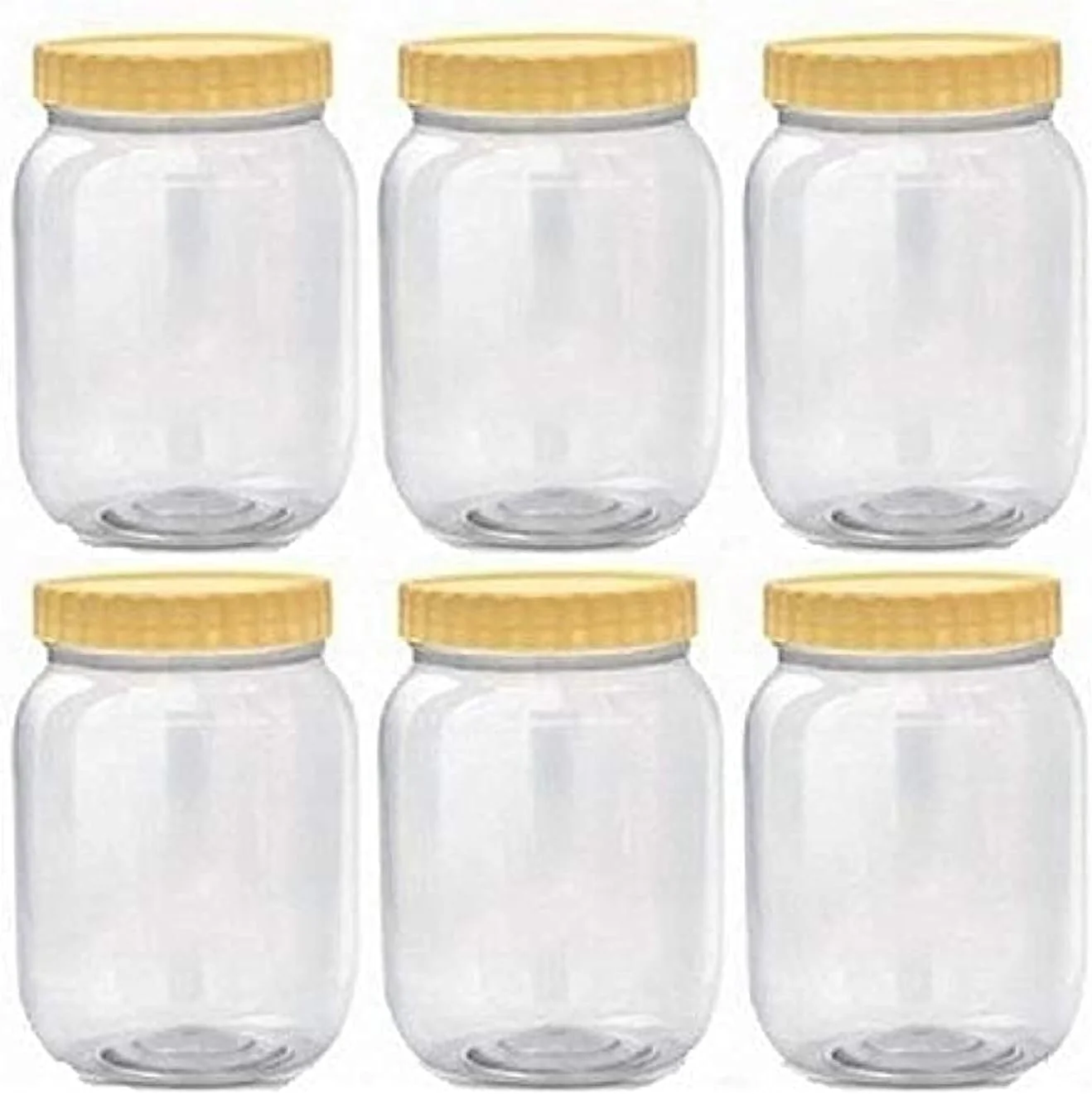 SUNPET Leakproof 500ml Round Container Pack of 6pcs