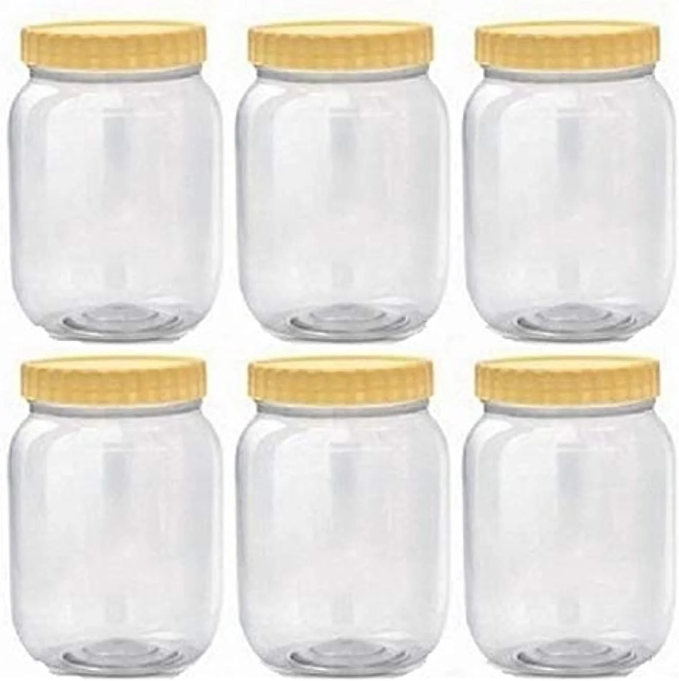 SUNPET Leakproof 750ml Round Container Pack of 6pcs