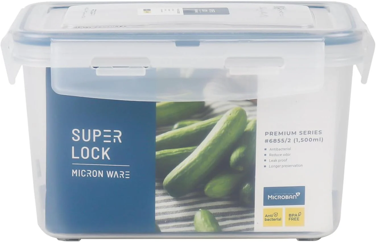 SUPER LOCK Air-Tight Food Container 1500ml, 13.5cm*19cm*11cm