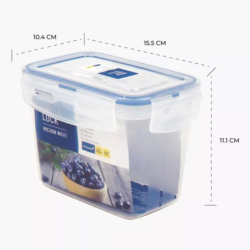 SUPER LOCK Air-Tight Food Container 800ml, 10.4cm*15.5cm*11.1cm - Image 5