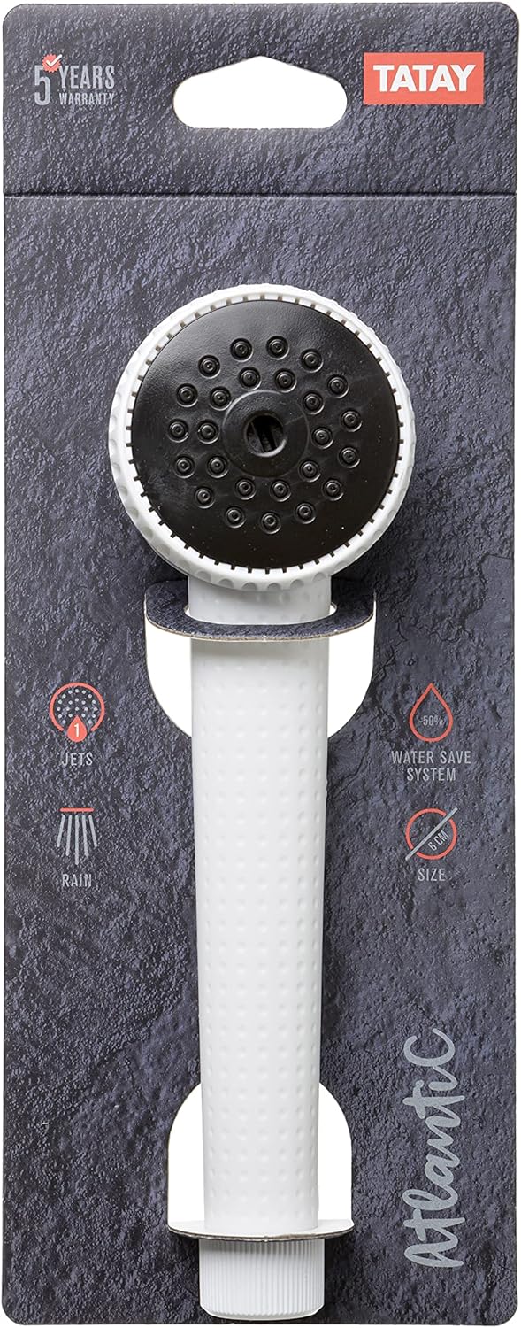 Tatay Atlantic White Hand Shower – Modern Bathroom Spray Head
