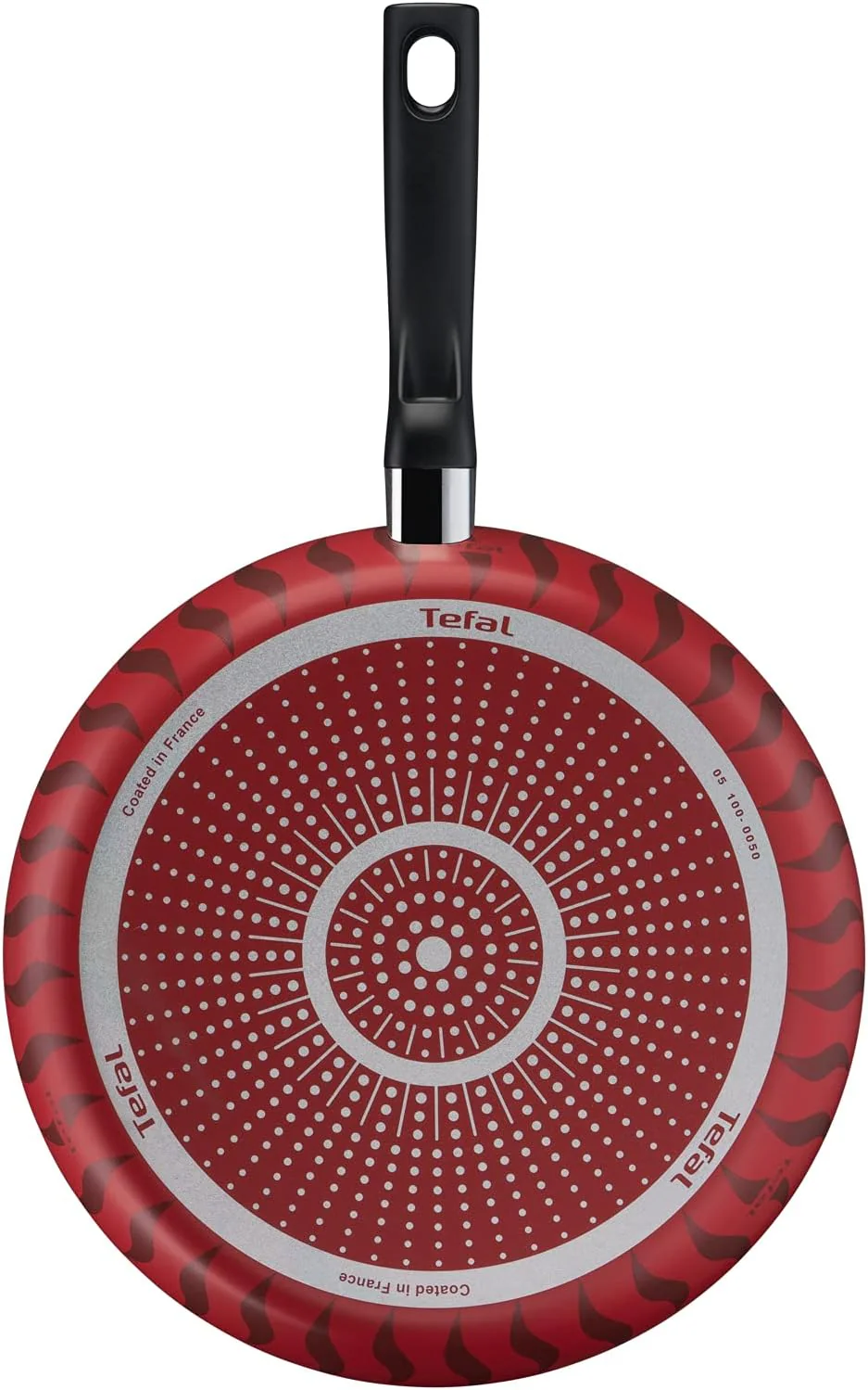 Tefal Tempo Flame 28cm Non-Stick Frying Pan with Thermo Spot – Red Aluminium (C3040683) - Image 3