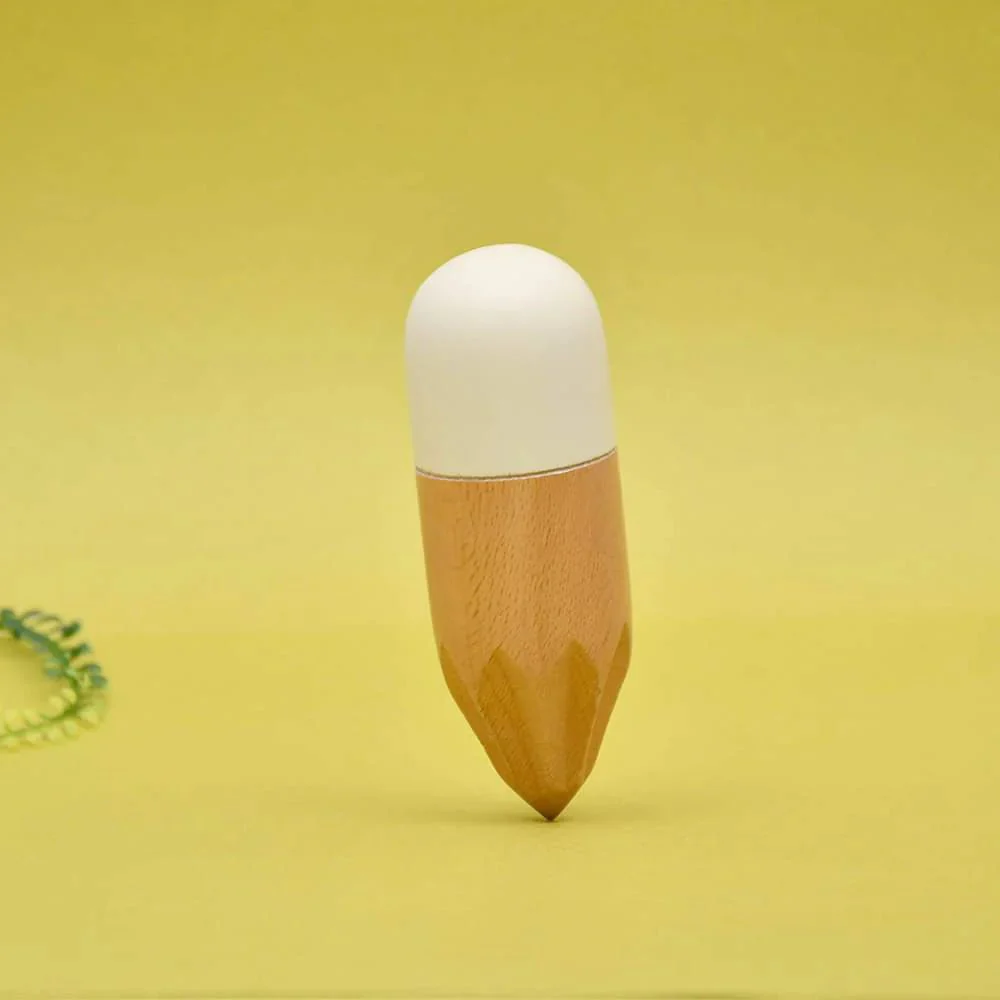 Tessie & Jessie Wooden Adorable Lemon Citrus Squeezer-13cmX5cm-White&Wooden - Image 3