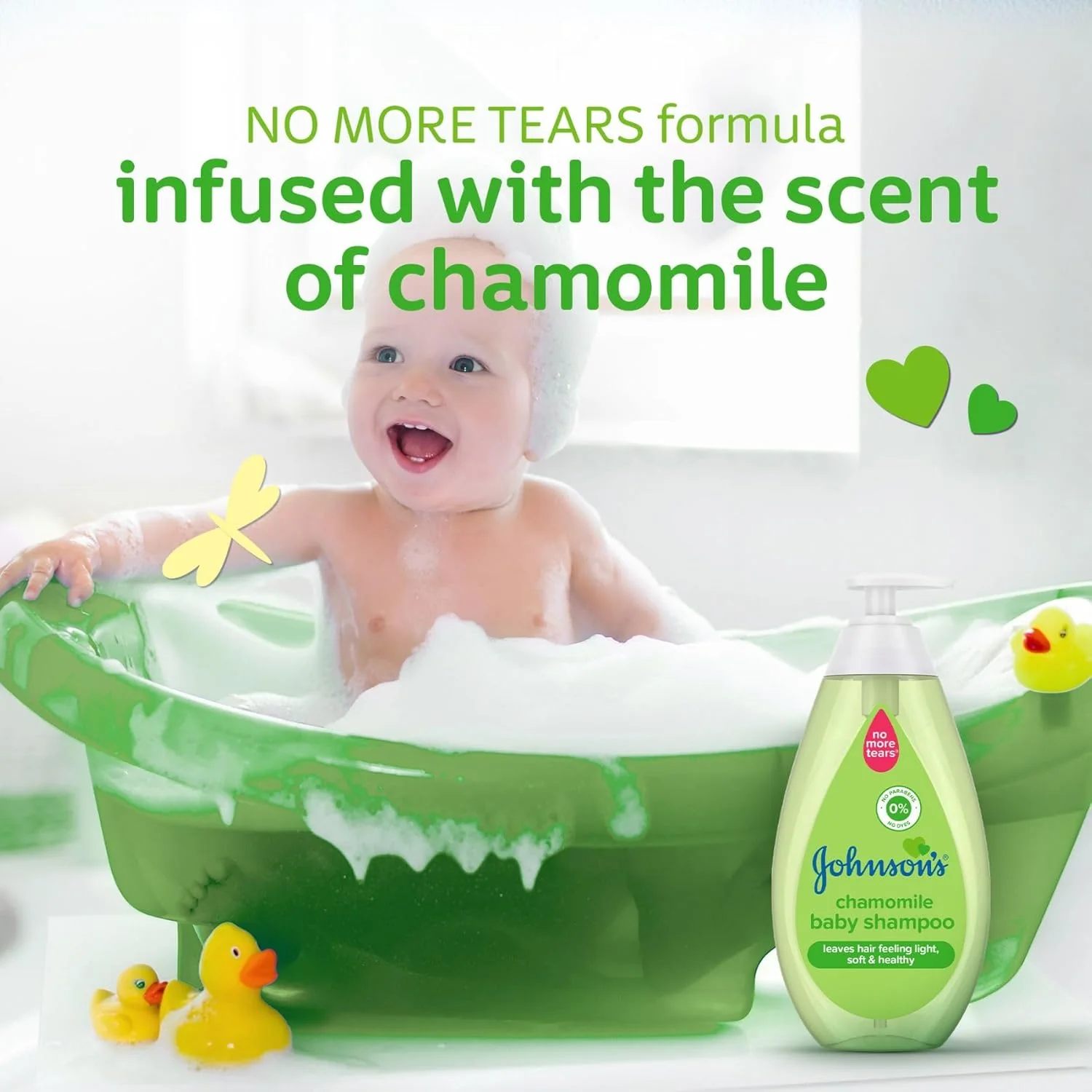 Johnson's Baby Shampoo Chamomile 200ml – No More Tears Formula - Image 3