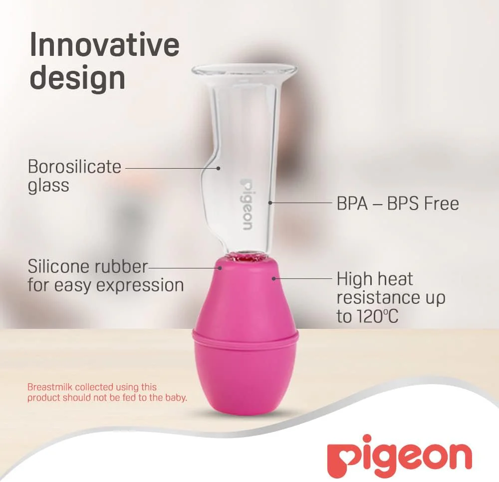 Pigeon, Breast Care Pump With Glass Shield, Milk Production Increase, Improves Lactation, Pain-Free Extraction - Image 6