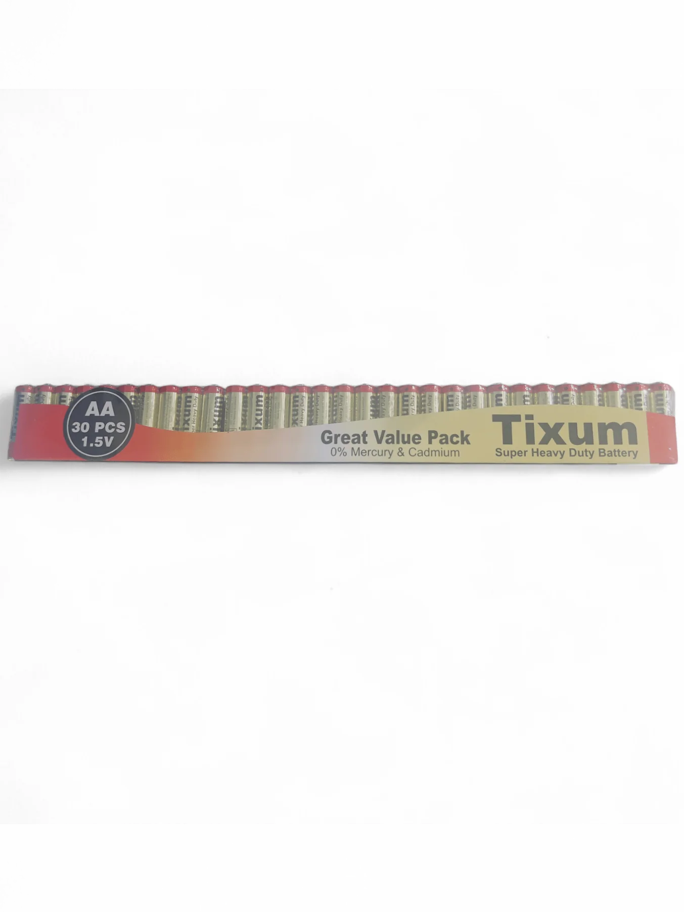 TIXUM AA Super Heavy Duty Battery 1.5V, Pack of 30
