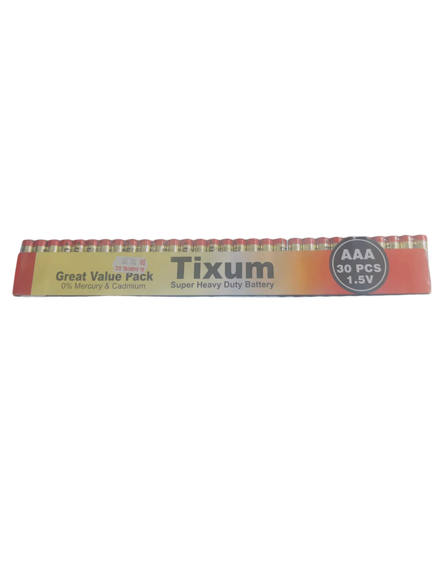 TIXUM AAA Super Heavy Duty Battery 1.5V, Pack of 30