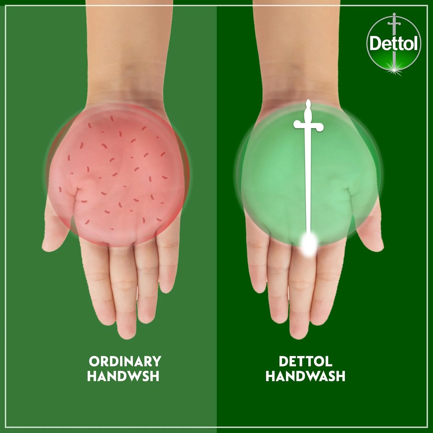 Dettol Sensitive Liquid Handwash Pump, Lavender & White Musk Scent, 400ml - Image 3