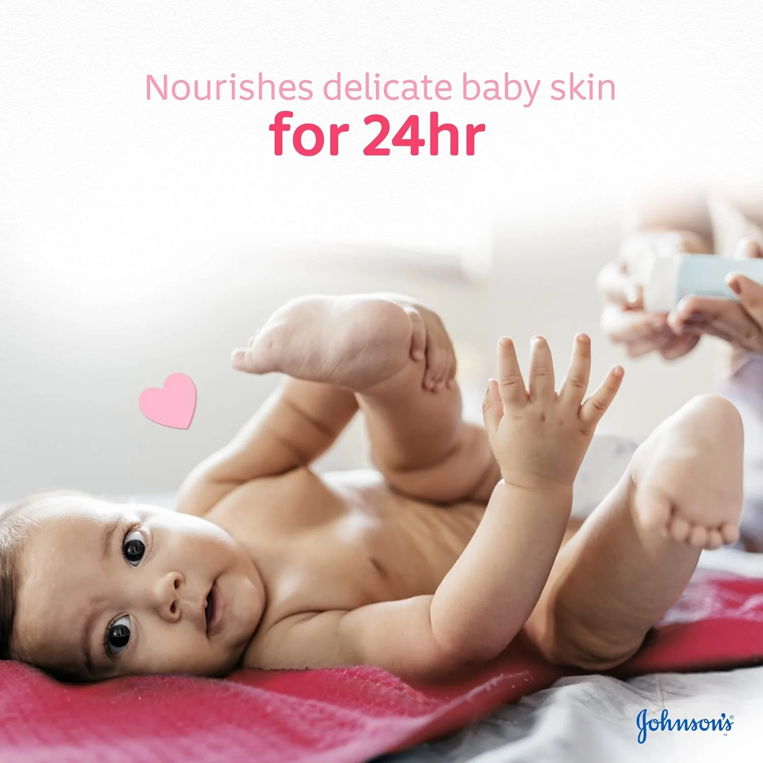 Johnson's Baby Soft Lotion – 24 Hour Moisture, 500ml - Image 2