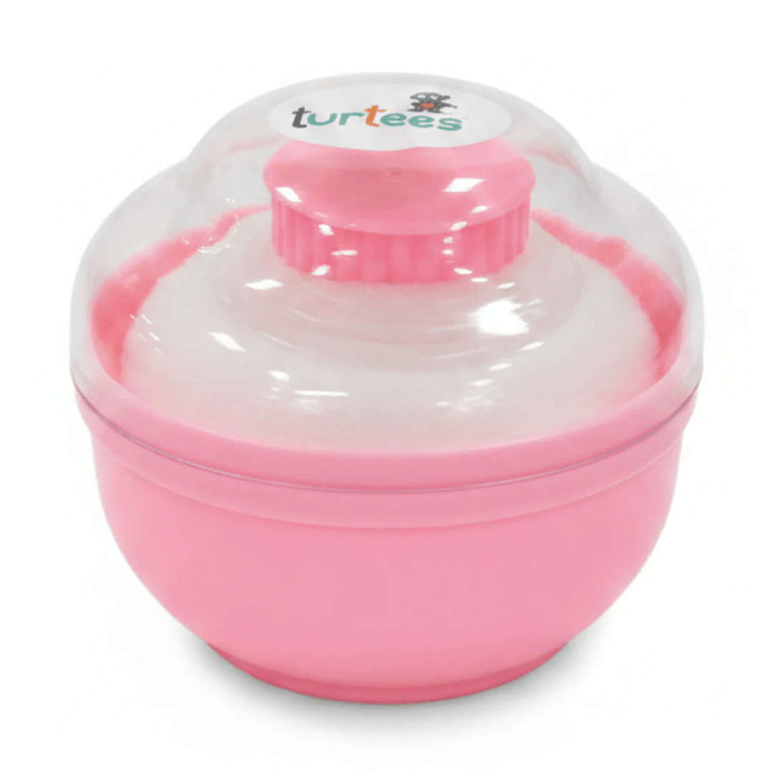 Turtees Baby Premium Powder Puff – Pink