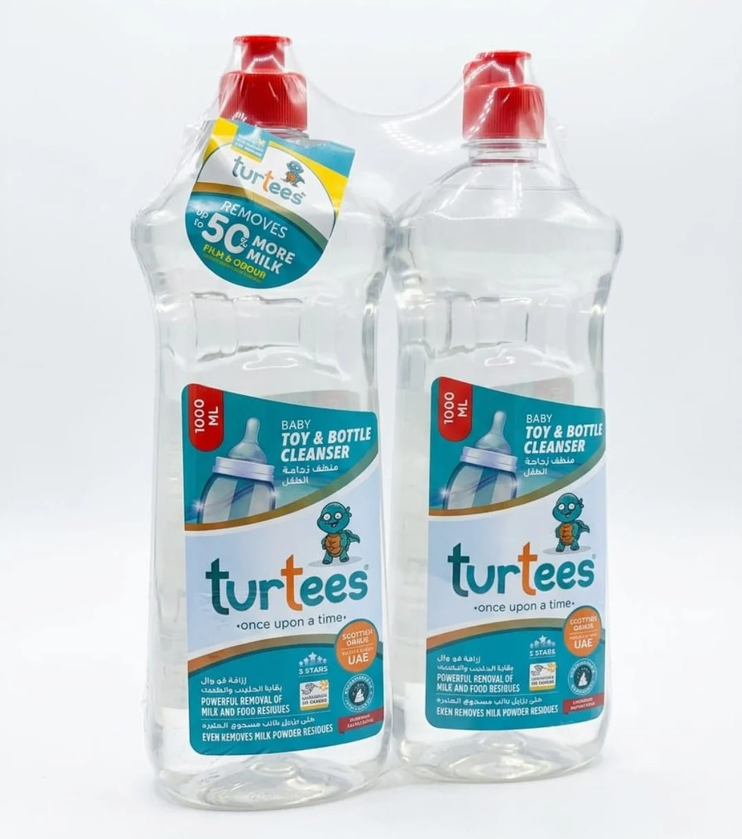 Turtees Baby Toy & Bottle Cleanser – 1000ml*2