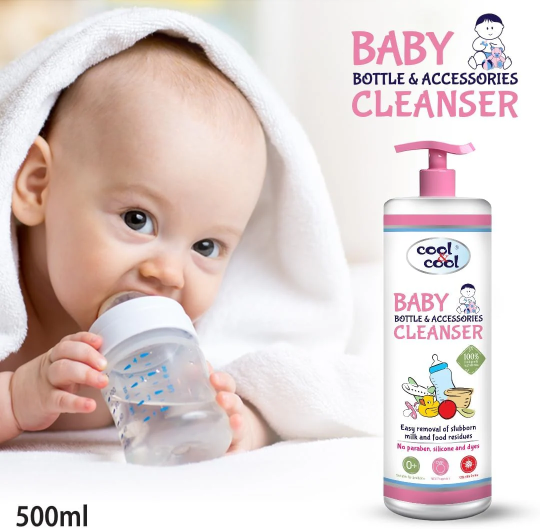 Cool & Cool Baby Bottle & Accessories Cleanser 500ml - Image 4