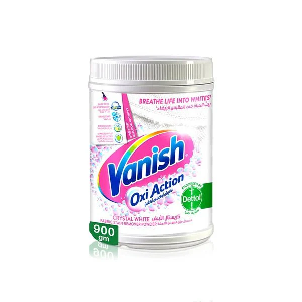 Vanish Oxi Action Stain Removal Powder Crystal White 900 gm