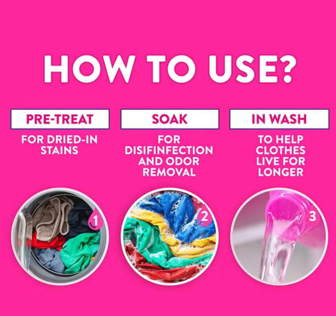 Vanish Stain Remover Liquid for Whites 1L - Image 4