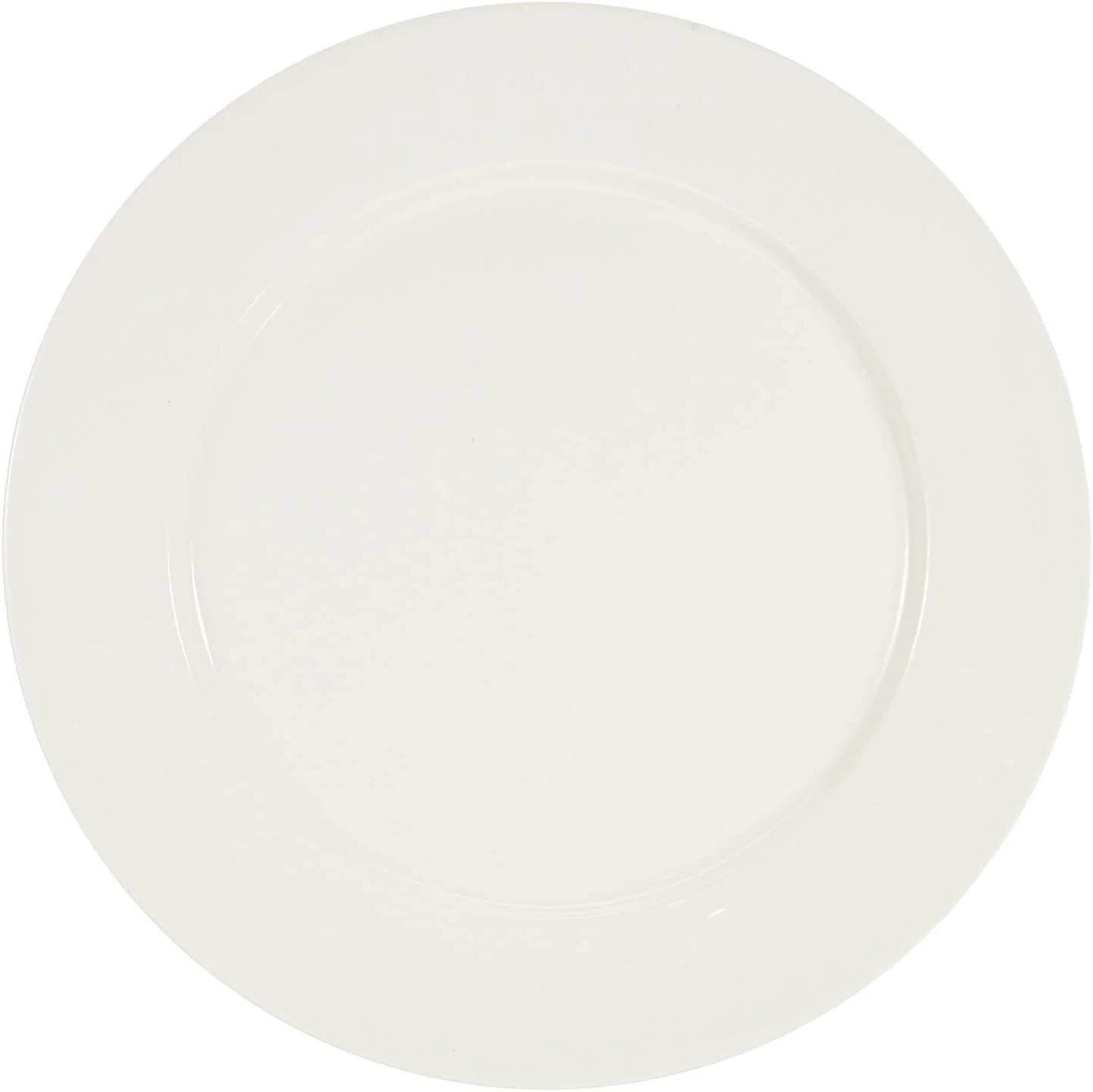 Symphony Collection – 35 cm White Ceramic Round Serving Platter - Image 2