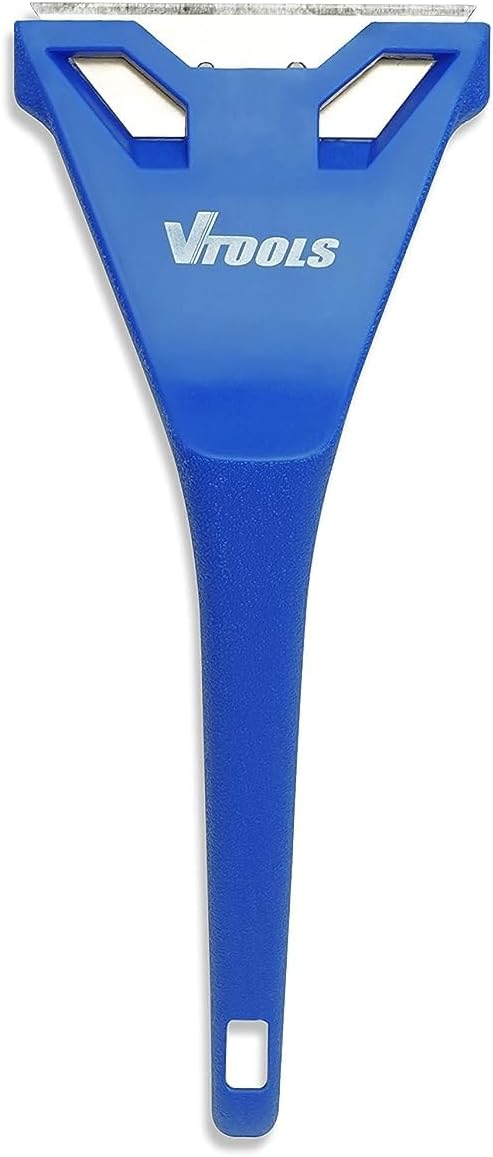 VTOOLS Carbon Steel Window Scrapper with 17mm Plastic Handle