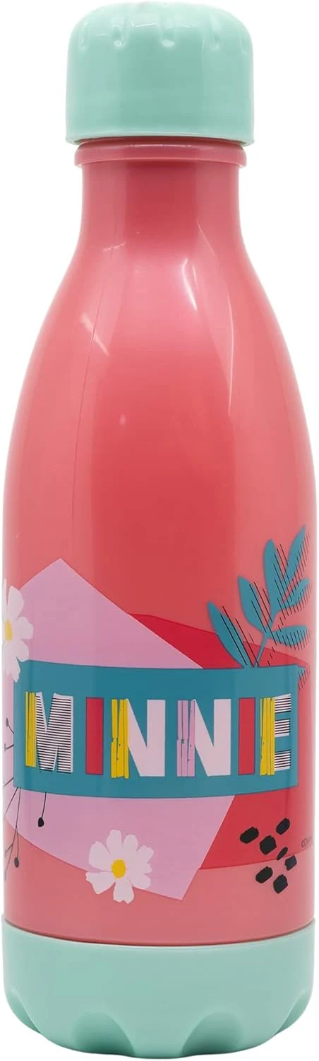 AKDC Water Bottle Plastic reutilizable Minnie Mouse Pink 560ml - Image 2