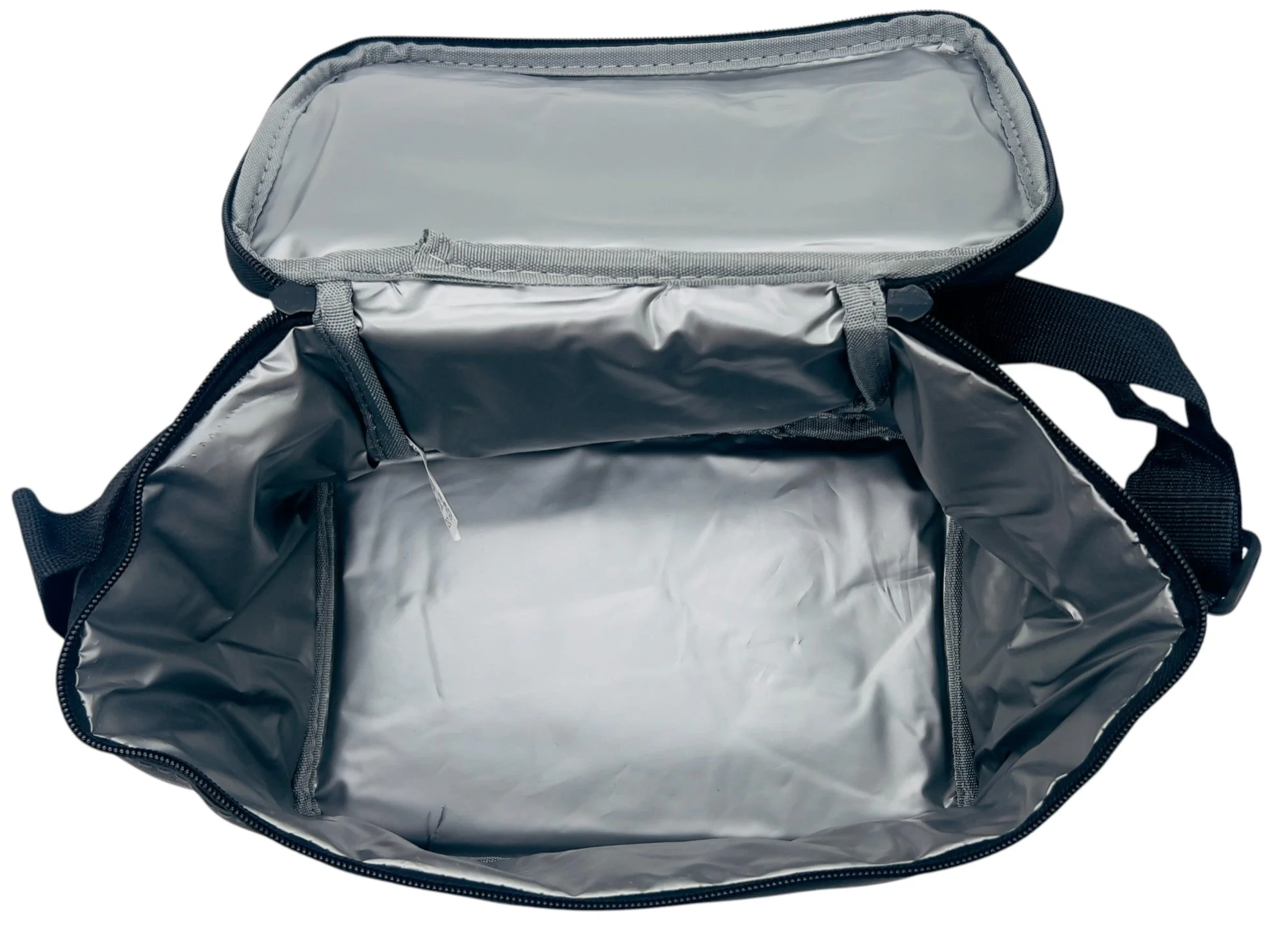 Wellmebag Lunch Box Bag 25cm*17cm*17cm, Black/Grey - Image 3