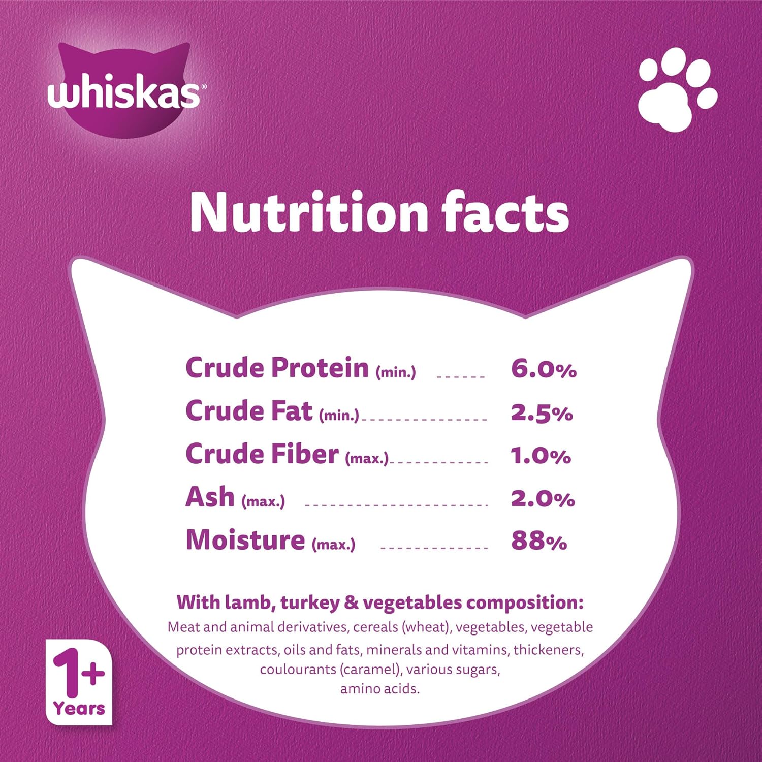 Whiskas Mince Lamb Turkey & Vegetables Wet Cat Food - 400G - Image 5