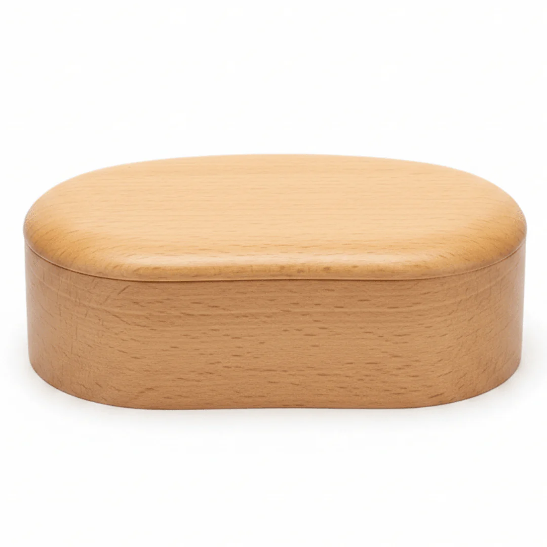 Wooden Storage Box with Lid - 16×10×5.5 cm