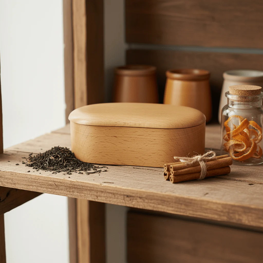 Wooden Storage Box with Lid - 16×10×5.5 cm - Image 4