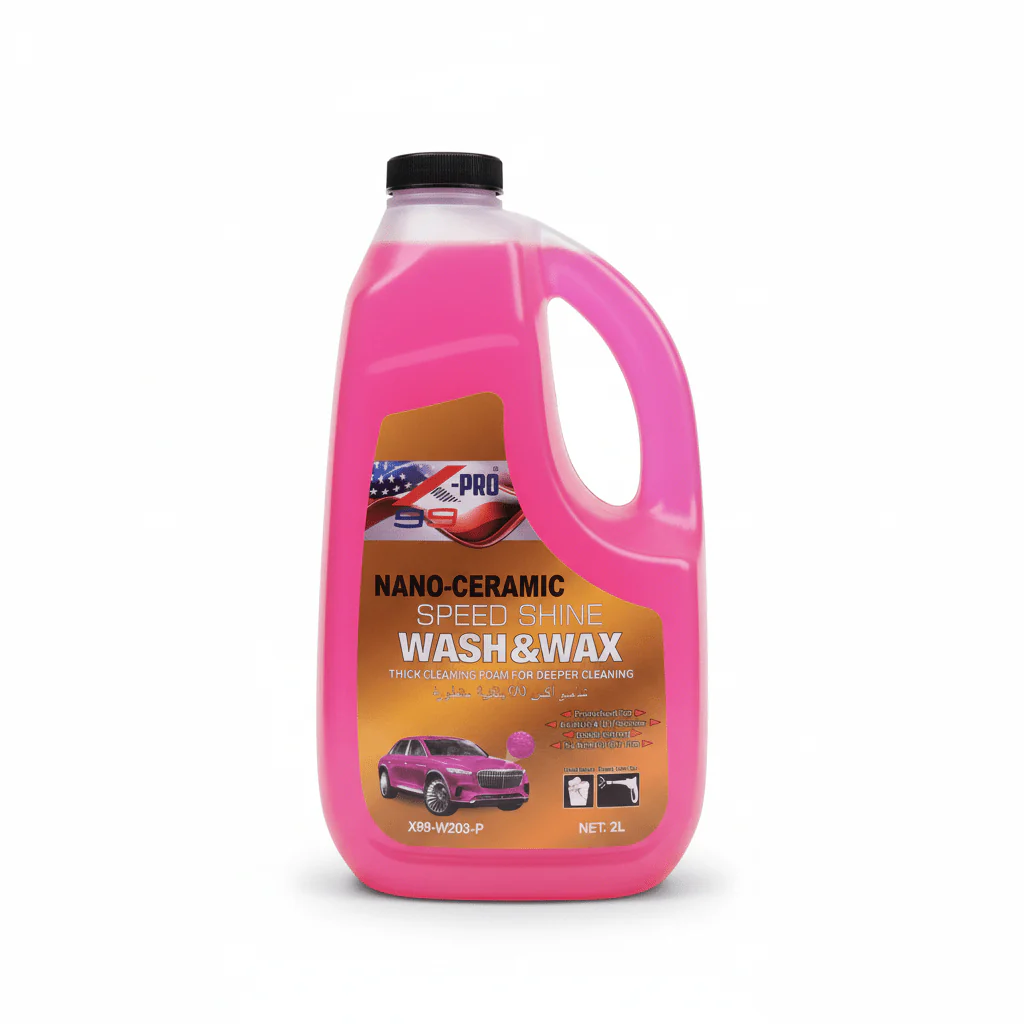 X-PRO 99 Nano-Ceramic Speed Shine Wash & Wax — 2L