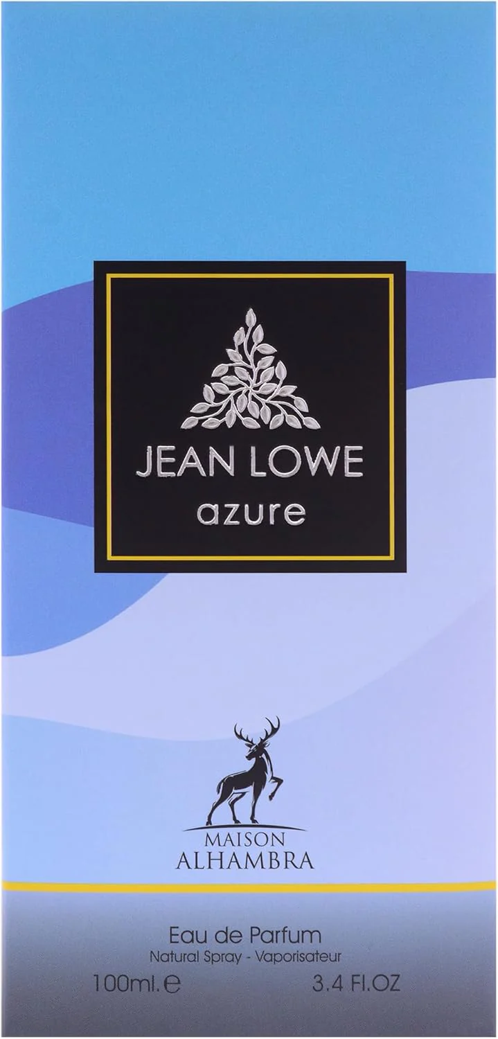 Maison Alhambra Jean Lowe Azure for Unisex Eau de Parfum Spray, 3.4 Ounce / 100 ml - Image 2