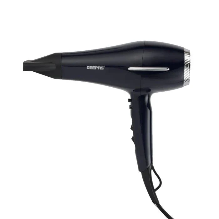 Geepas GHD86007 Professional Hair Dryer| 2400W AC Motor| 2-Speed & 3-Heat Settings| Turbo Function| Removable Filter Cover| Detachable Concentrator