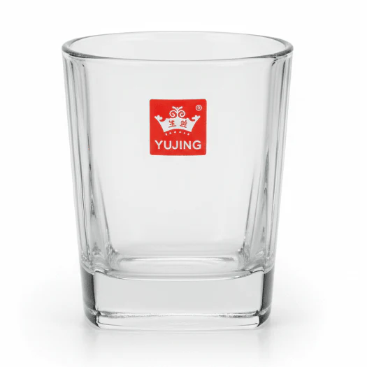 Yujing Crystal Clear Multipurpose Drinking Glass Ideal for Juice Water and Beverages 300ml