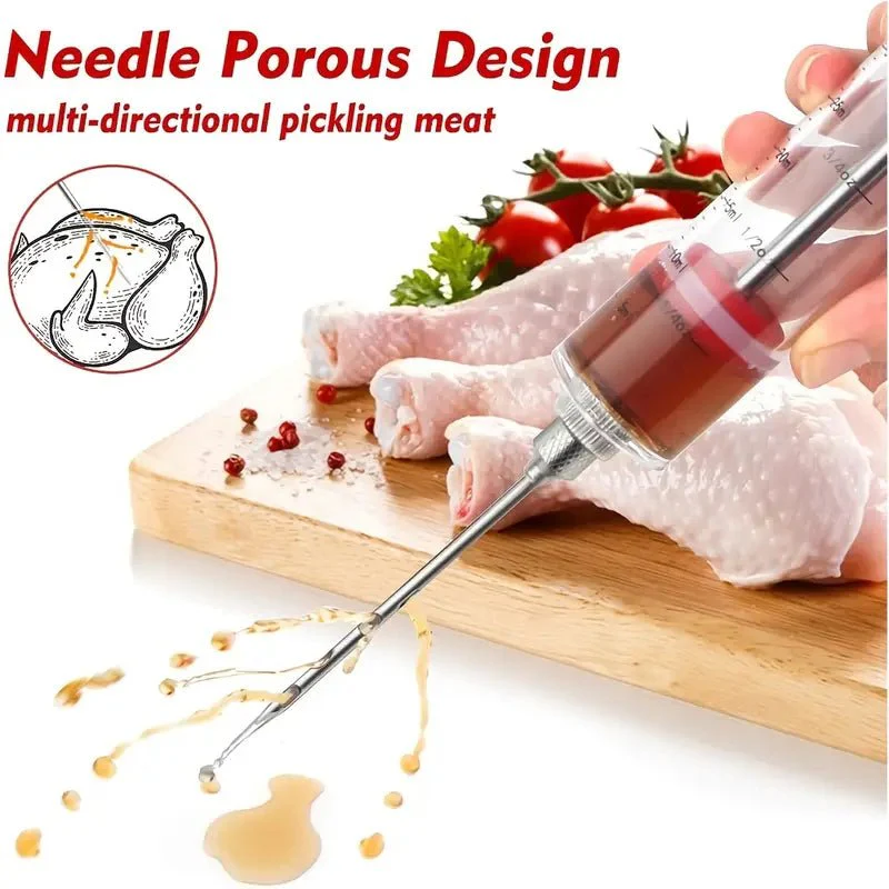 YUNIVERSE Marinade Injector 30ml, Red - Image 2