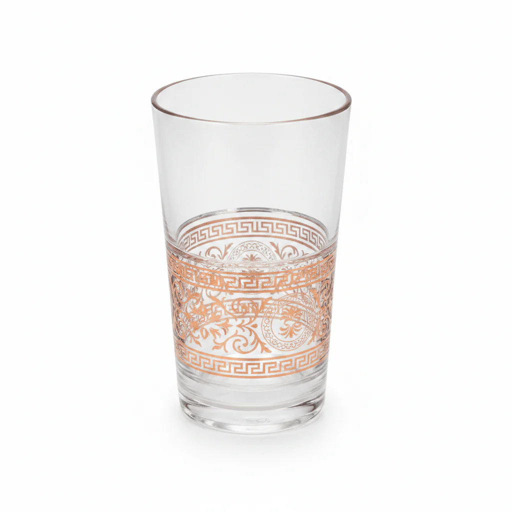 Yuniverse Rose Luxe Decorative Acrylic Tumbler with Metallic Rose Gold Design – 13.5 cm - Image 3