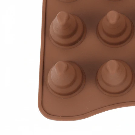 Yuniverse Silicone Witch Hat Mould – 20×11 cm – 15-Cavity Chocolate & Candy Mold - Image 3